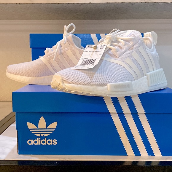 6.5Y NWT adidas Nmd R1 Primeblue unisex - Picture 4 of 7